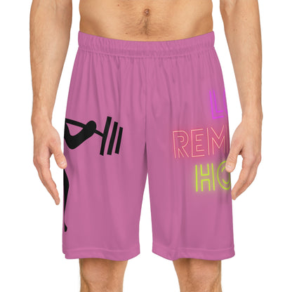 Basketball Shorts: Weightlifting Lite Pink