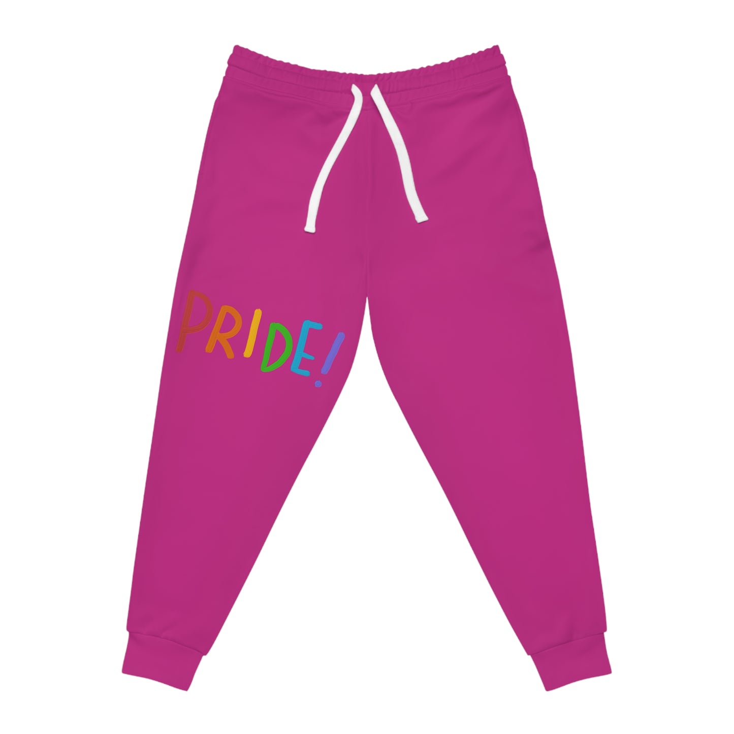 Athletic Joggers: LGBTQ Pride Pink