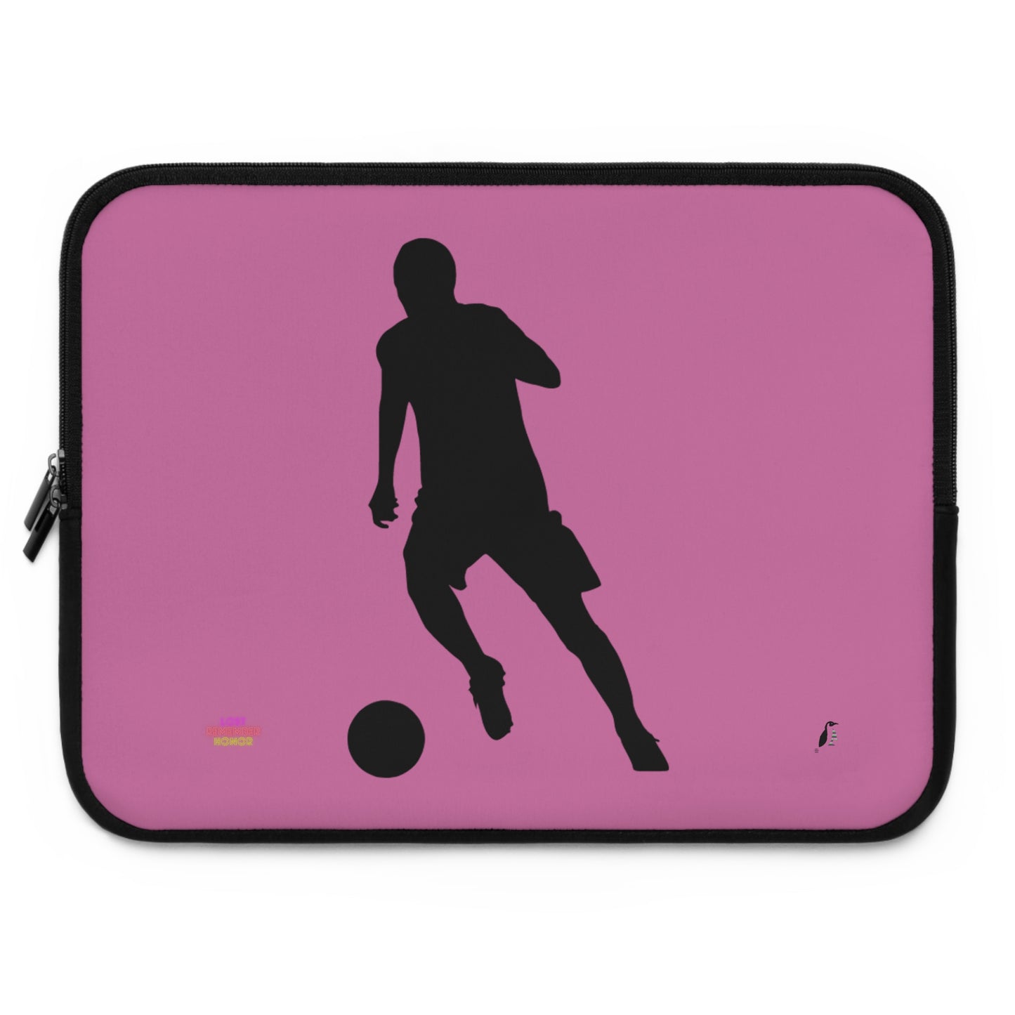 Laptop Sleeve: Soccer Lite Pink