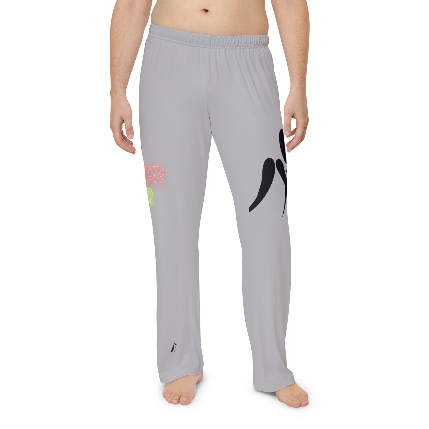 Men's Pajama Pants: Wrestling Lite Grey