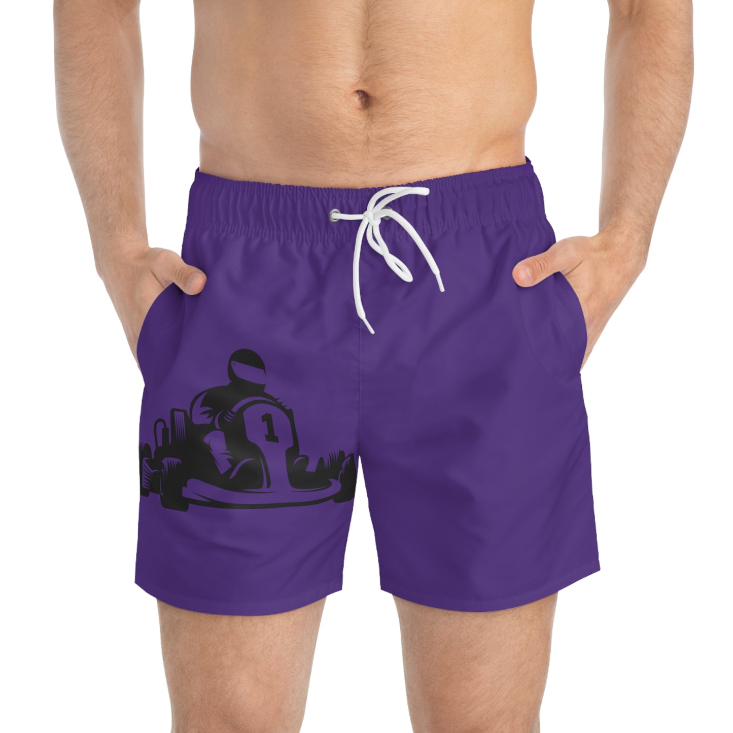 Swim Trunks: Racing Purple