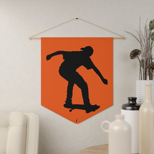 Pennant: Skateboarding Orange
