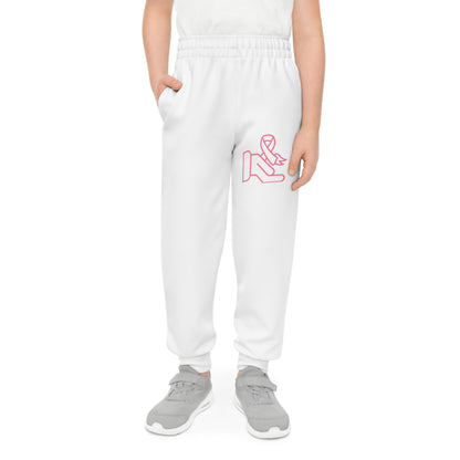 Youth Joggers: Fight Cancer White