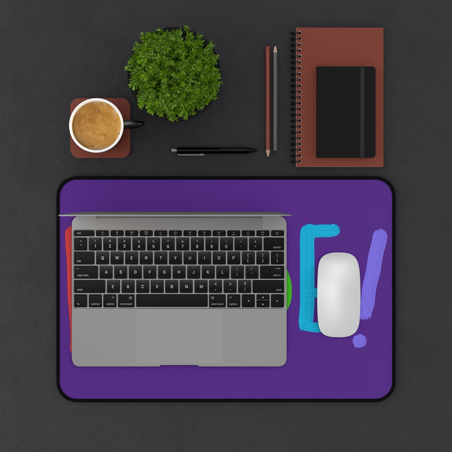 Desk Mat: LGBTQ Pride Purple