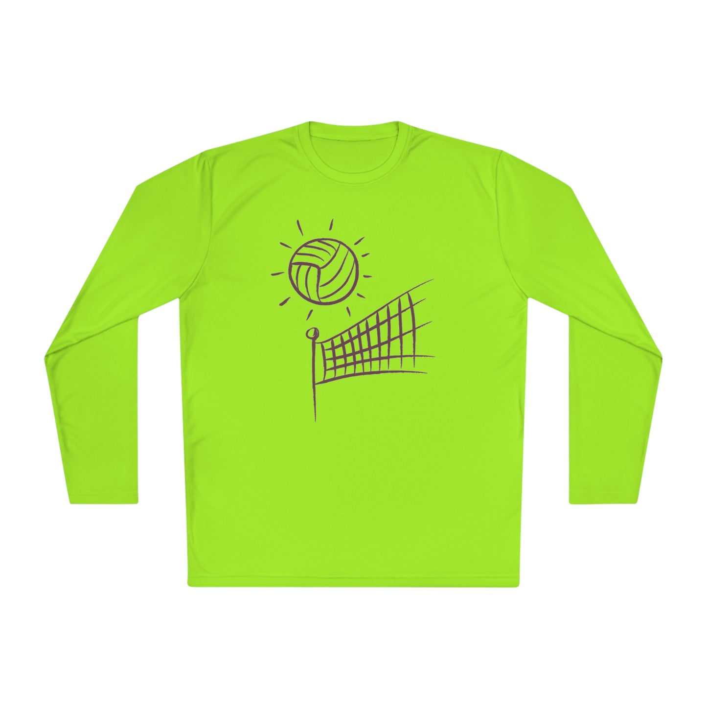 Magaan na Long Sleeve Tee: Volleyball #2 