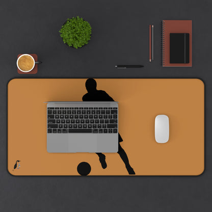 Desk Mat: Soccer Lite Brown