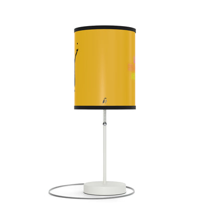 Lamp on a Stand, US|CA plug: Tennis Yellow