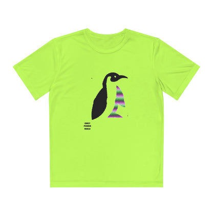 Youth Competitor Tee #1 : Crazy Penguin World Logo