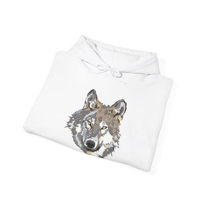 Heavy Blend™ Hooded Sweatshirt: Wolves #1