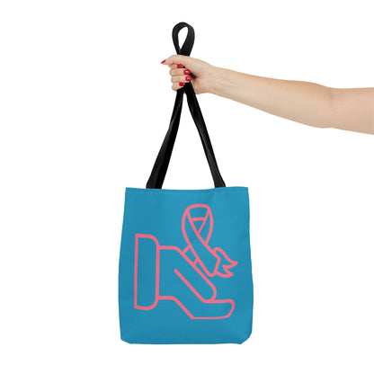 Tote Bag: Fight Cancer Turquoise