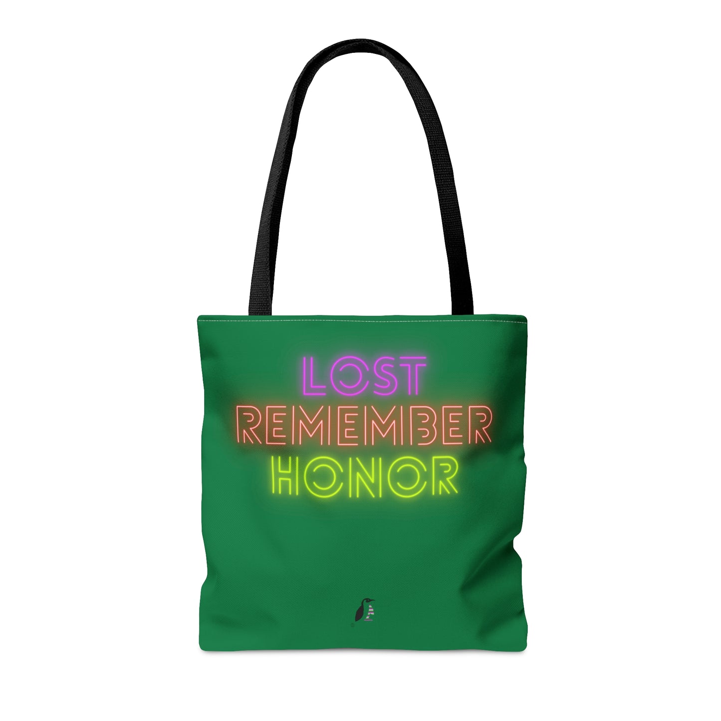 Tote Bag: Music Dark Green