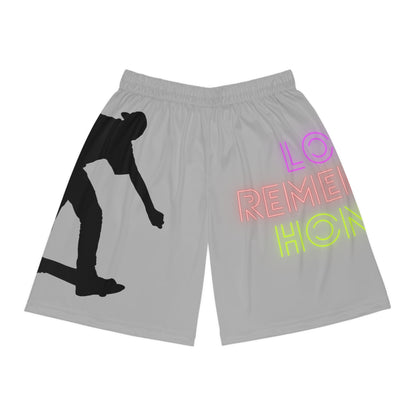 Basketball Shorts: Skateboarding Lite Grey