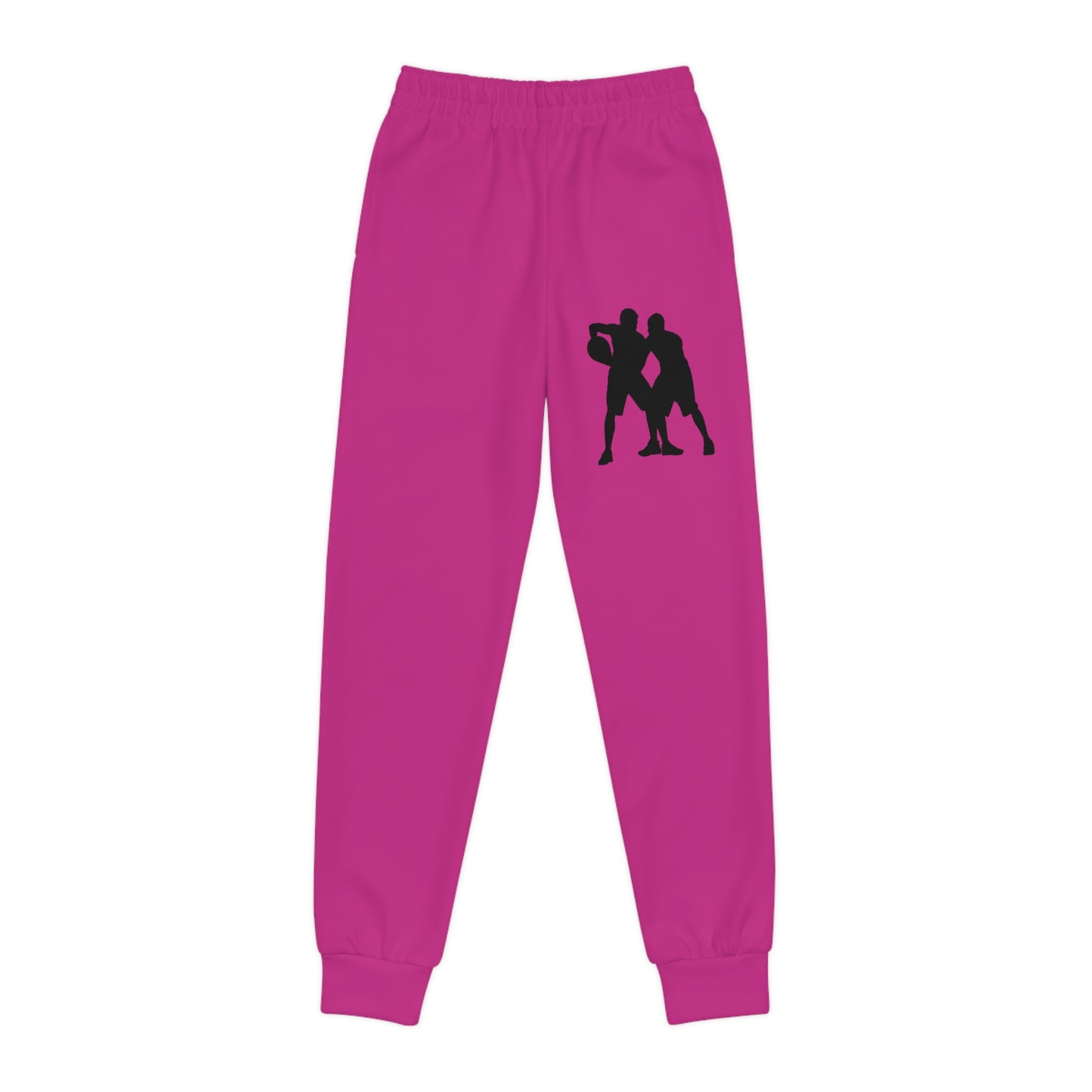 Youth Joggers: Basketball Pink