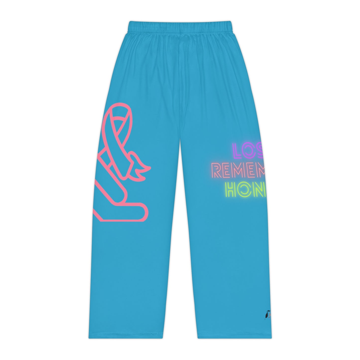 Women's Pajama Pants: Fight Cancer Turquoise