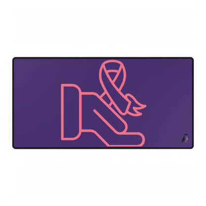 Desk Mats: Fight Cancer Purple