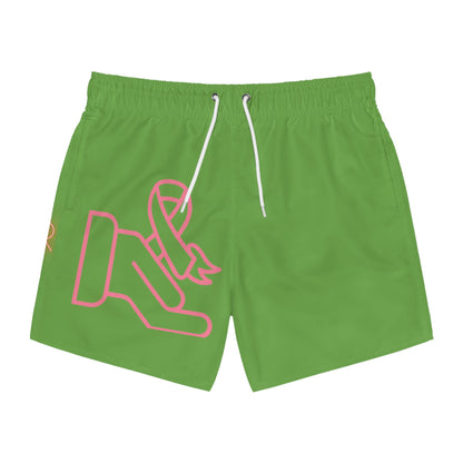 Swim Trunks: Fight Cancer Green