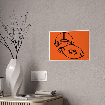 Gloss Posters: Football Orange