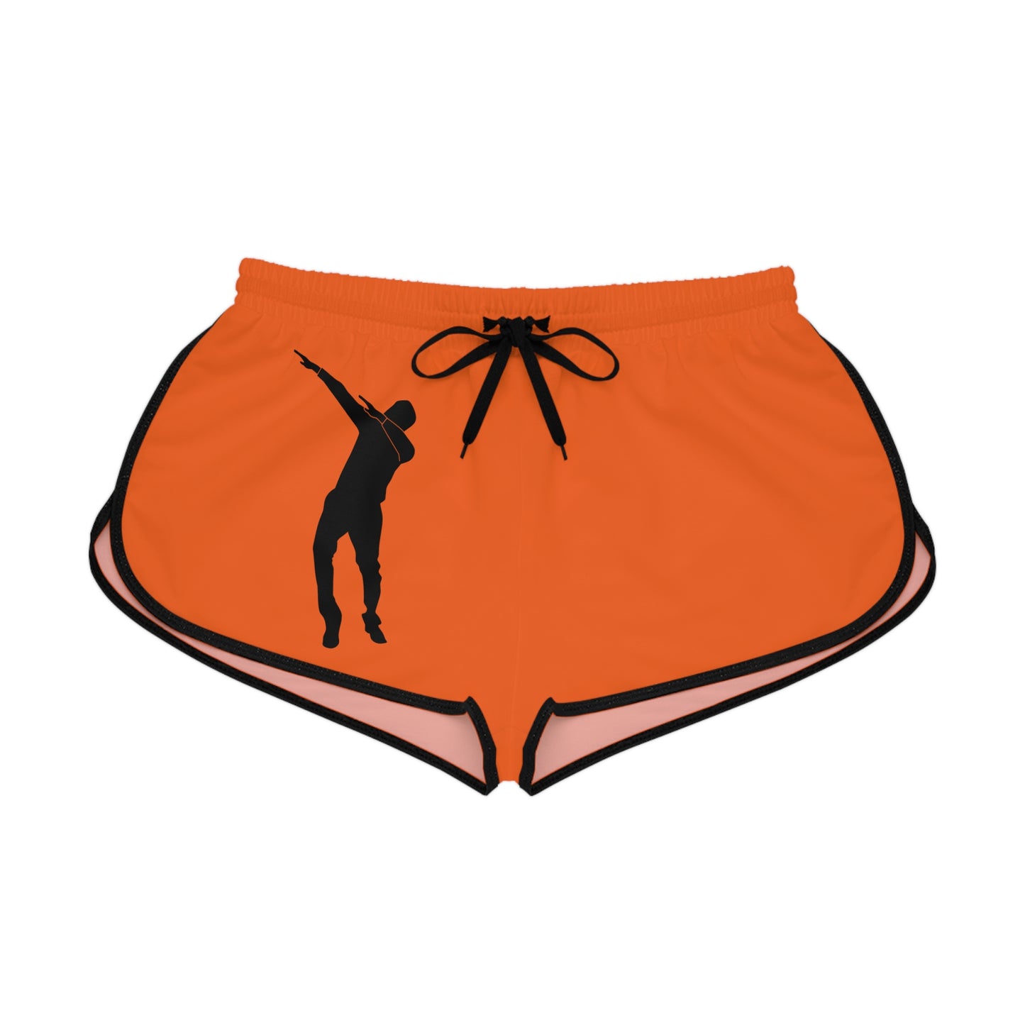 Women's Relaxed Shorts: Dance Orange