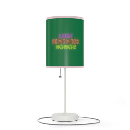 Lamp on a Stand, US|CA plug: Volleyball Dark Green