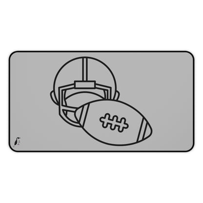 Desk Mat: Football Lite Grey