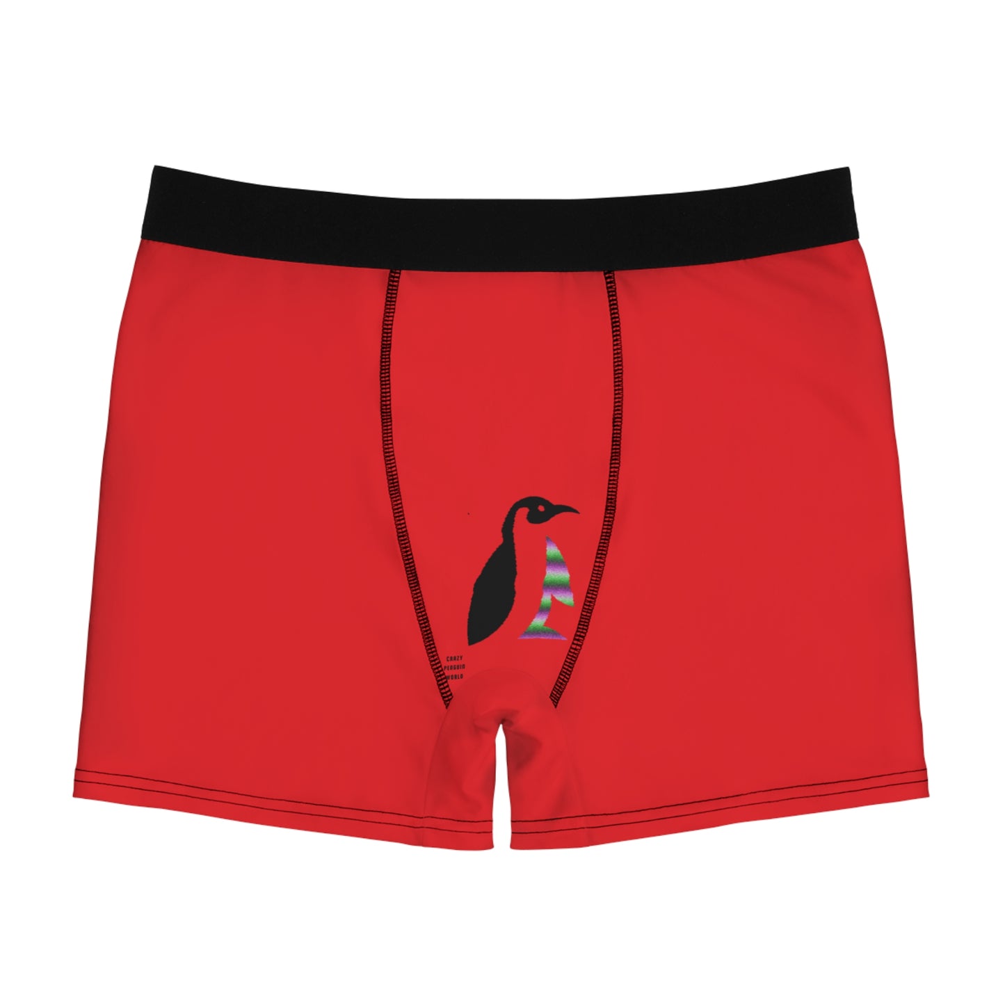 Men's Boxer Briefs: Baseball Red