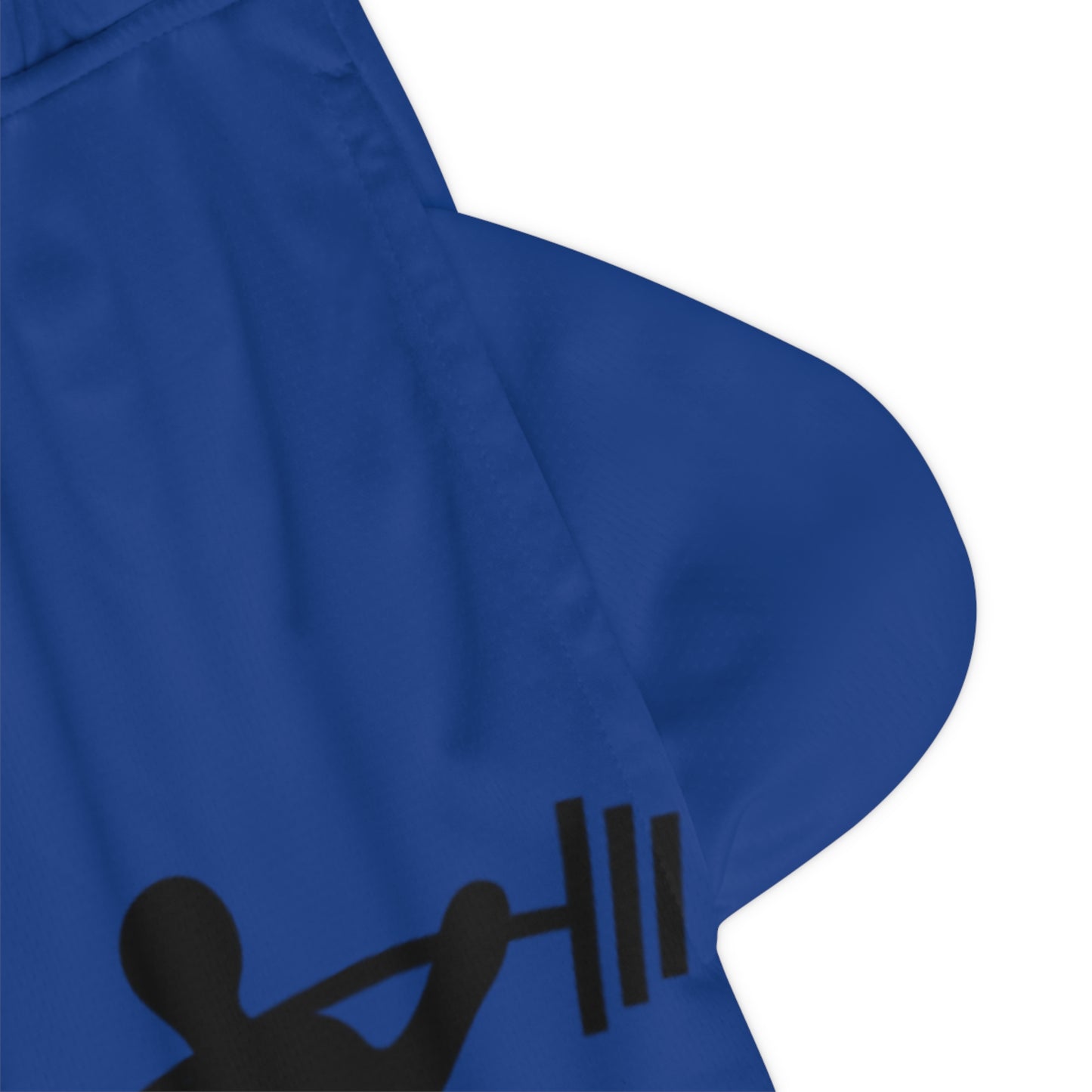 Basketball Rib Shorts: Weightlifting Dark Blue