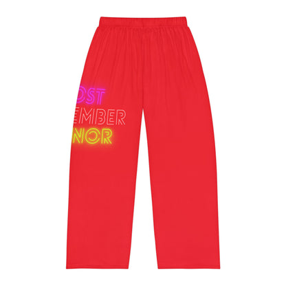 Men's Pajama Pants: Lost Remember Honor Red