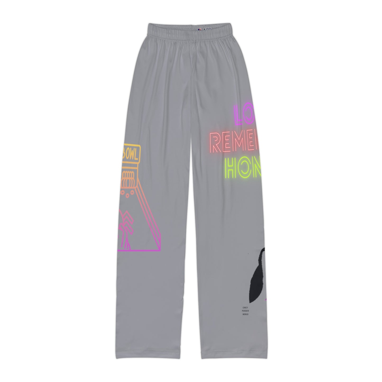 Kids Pajama Pants: Bowling Grey