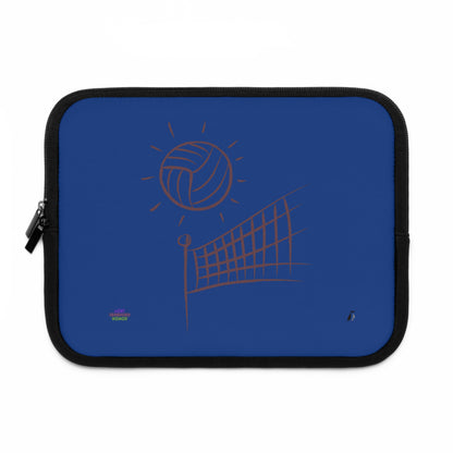 Laptop Sleeve: Volleyball Dark Blue