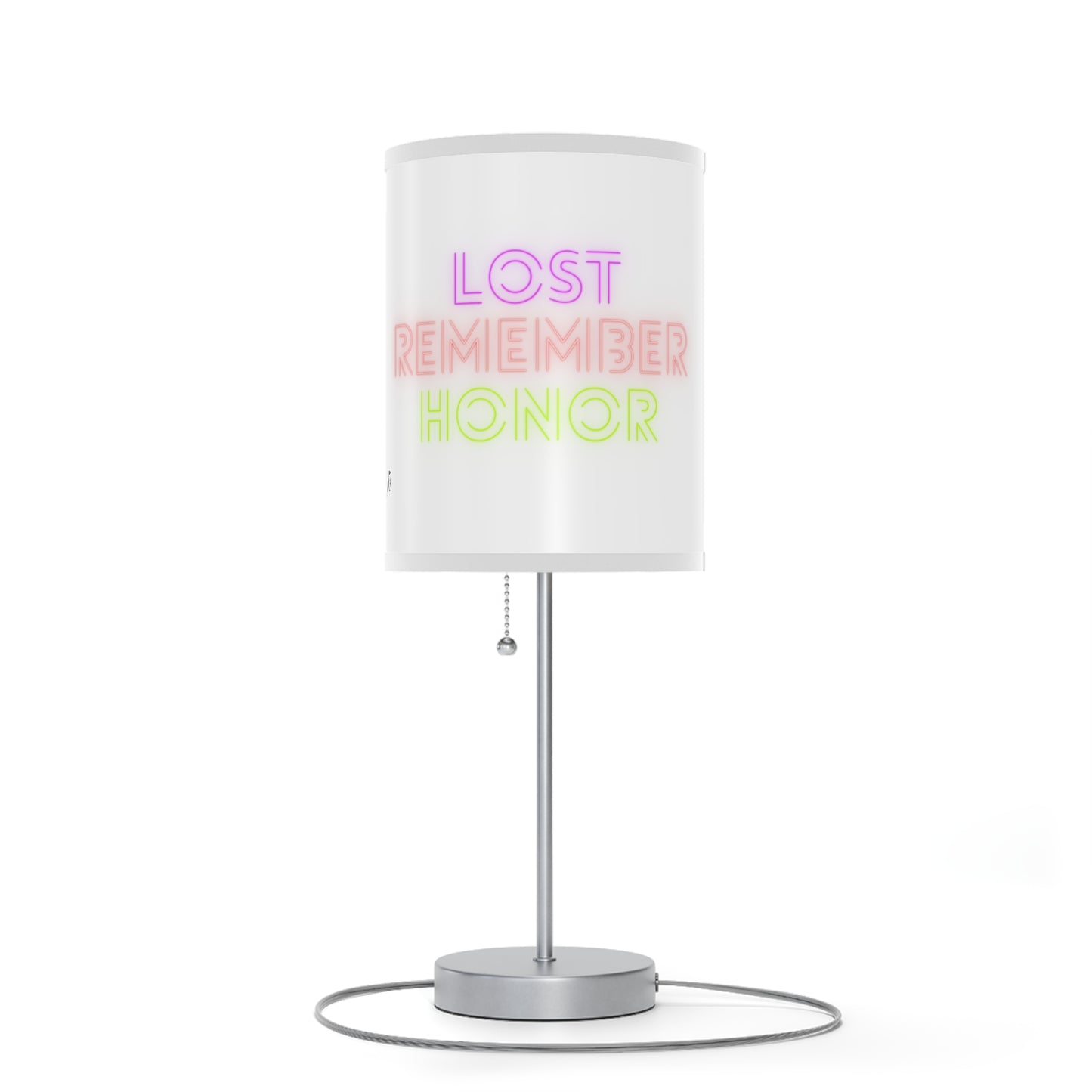 Lamp on a Stand, US|CA plug: Wrestling White