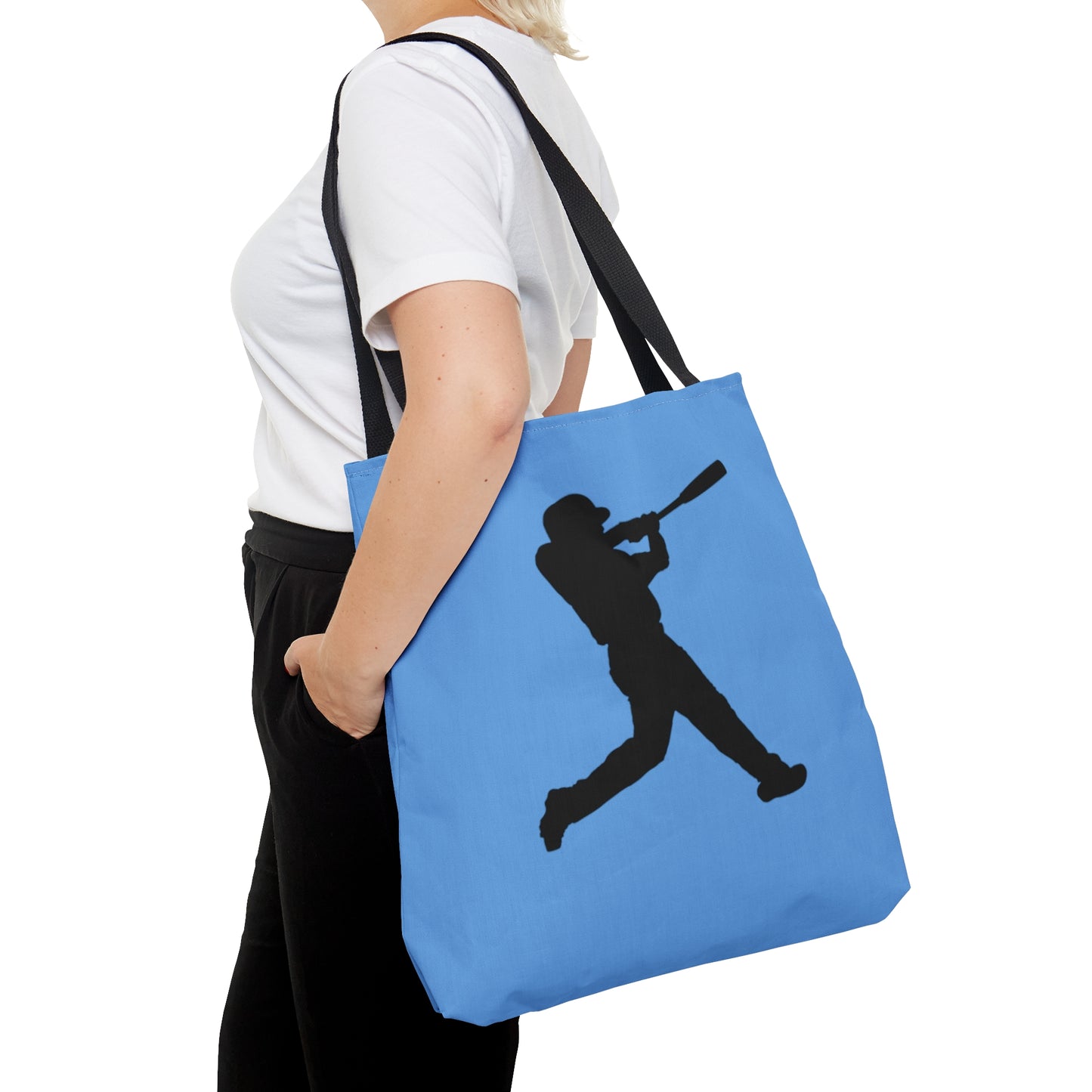 Tote Bag: Baseball Lite Blue