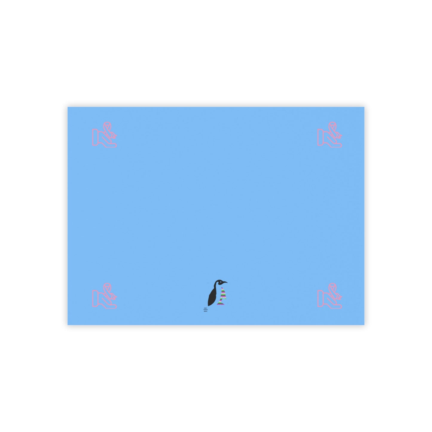 Post-it® Note Pads: Fight Cancer Lite Blue