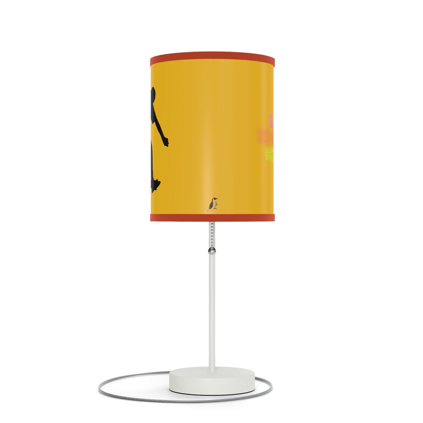 Lamp on a Stand, US|CA plug: Skateboarding Yellow