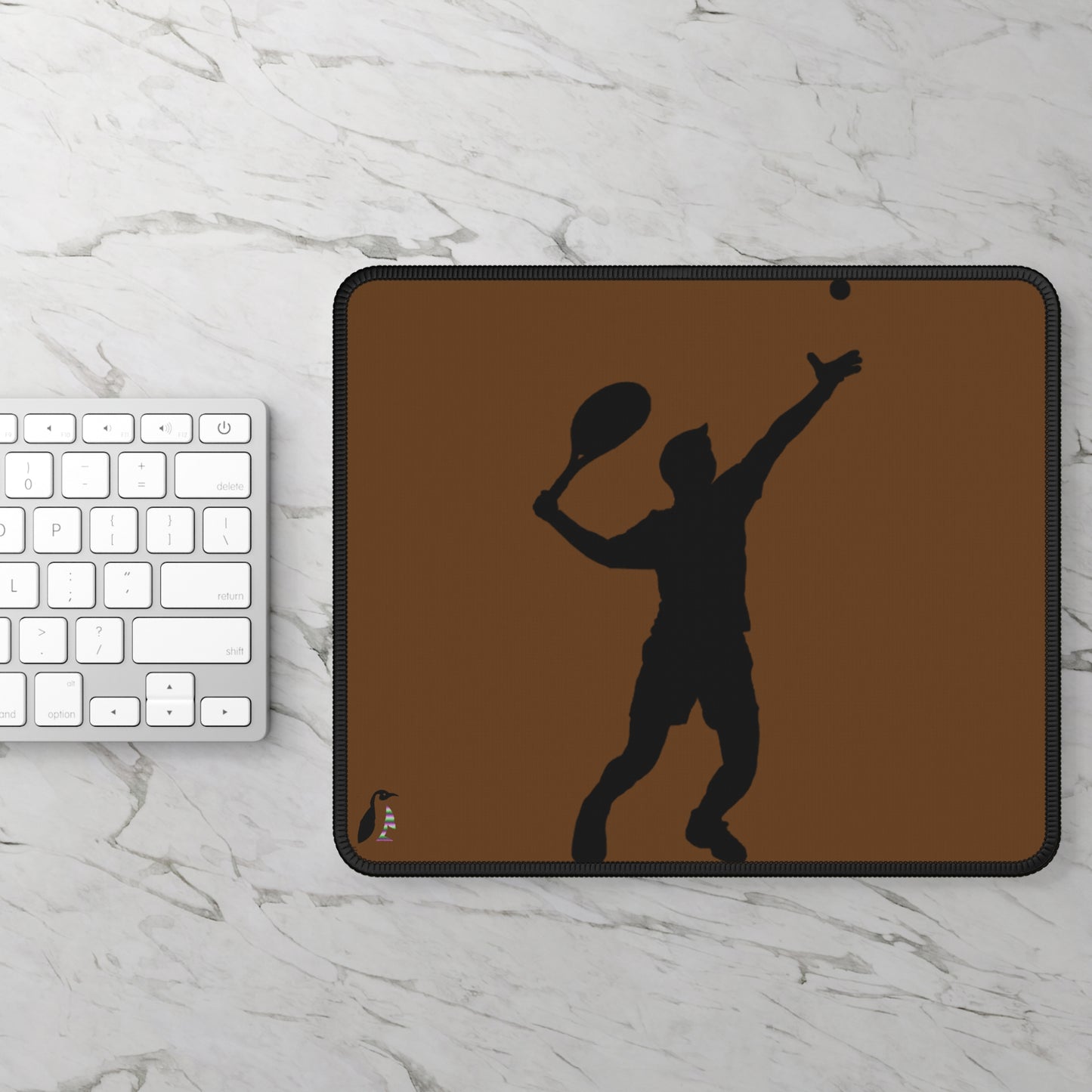 Gaming Mouse Pad: Tennis Brown