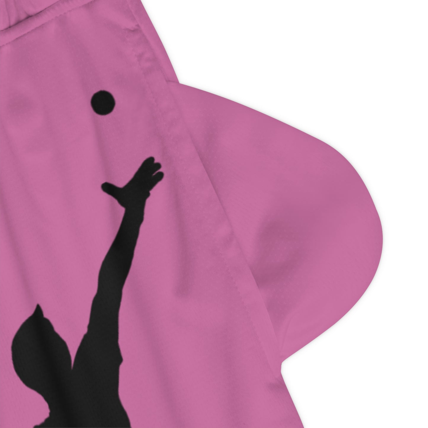 Basketball Rib Shorts: Tennis Lite Pink