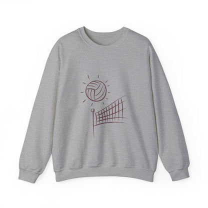 Heavy Blend™ Crewneck Sweatshirt: Volleyball #1 