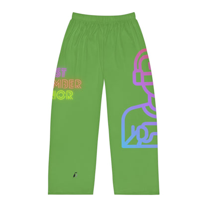 Men's Pajama Pants: Gaming Green