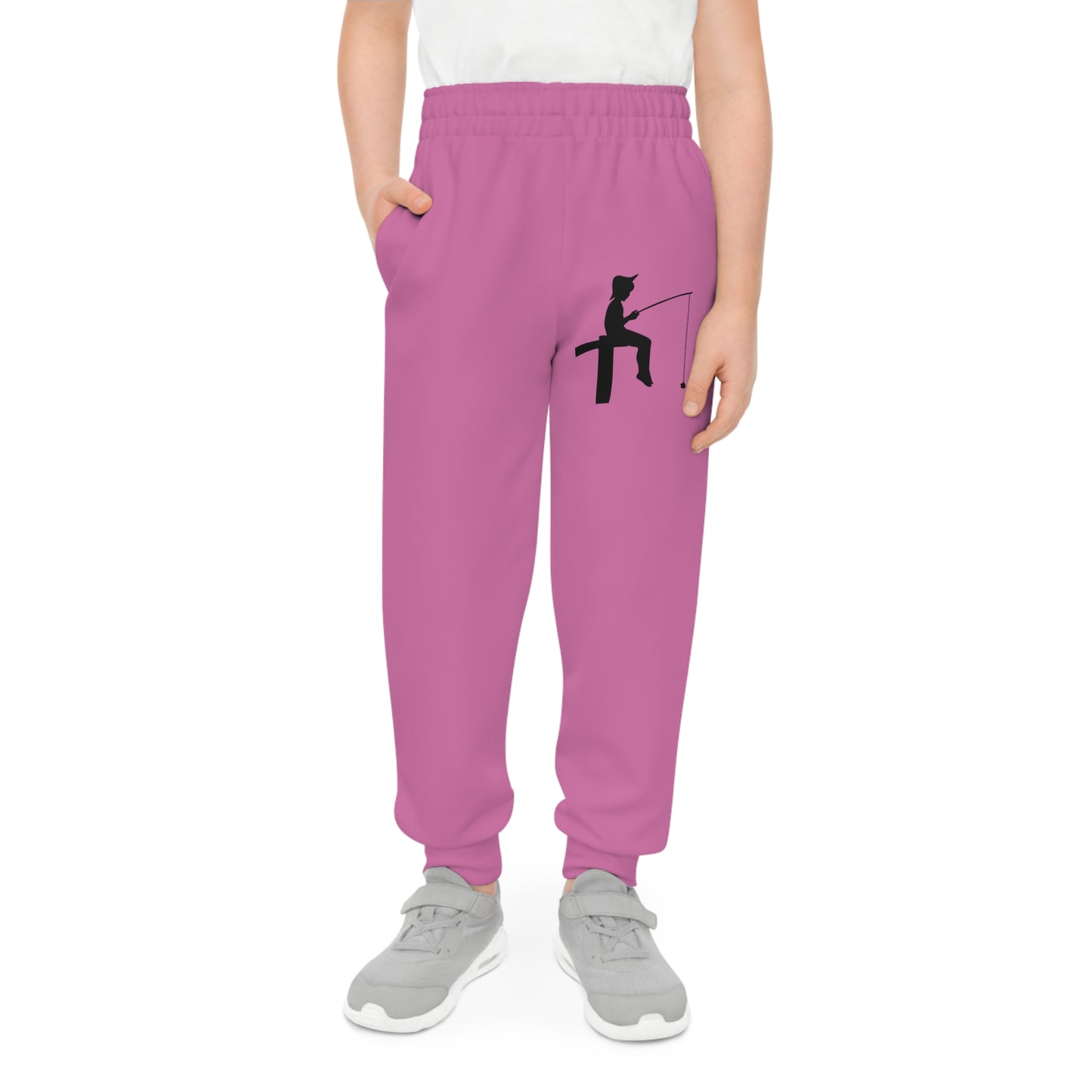 Youth Joggers: Fishing Lite Pink