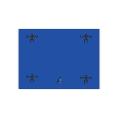 Post-it® Note Pads: Weightlifting Dark Blue