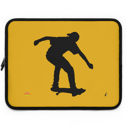 Laptop Sleeve: Skateboarding Yellow