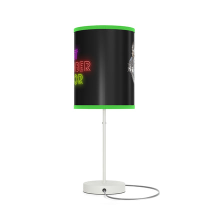 Lamp on a Stand, US|CA plug: Wolves Black