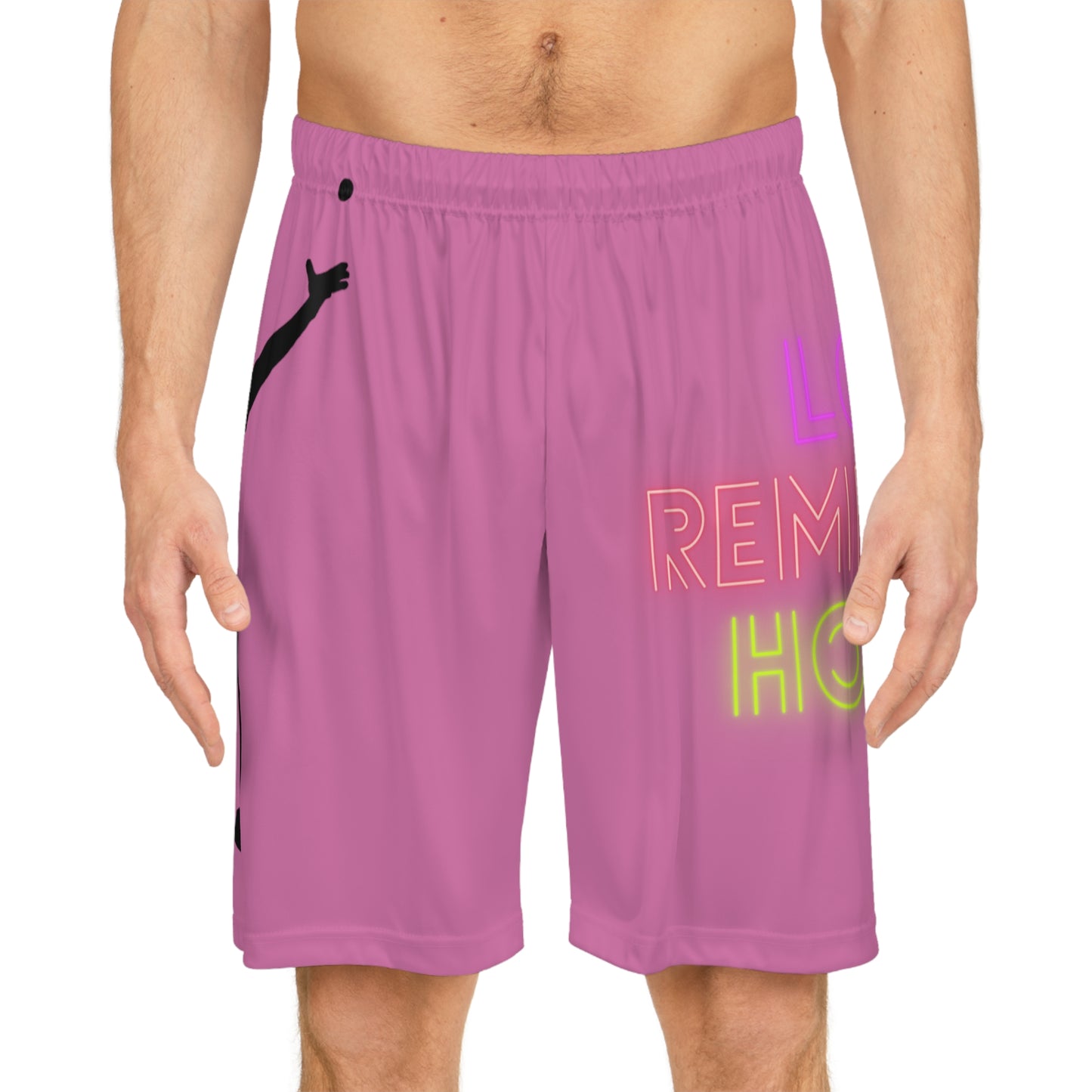 Basketball Shorts: Tennis Lite Pink