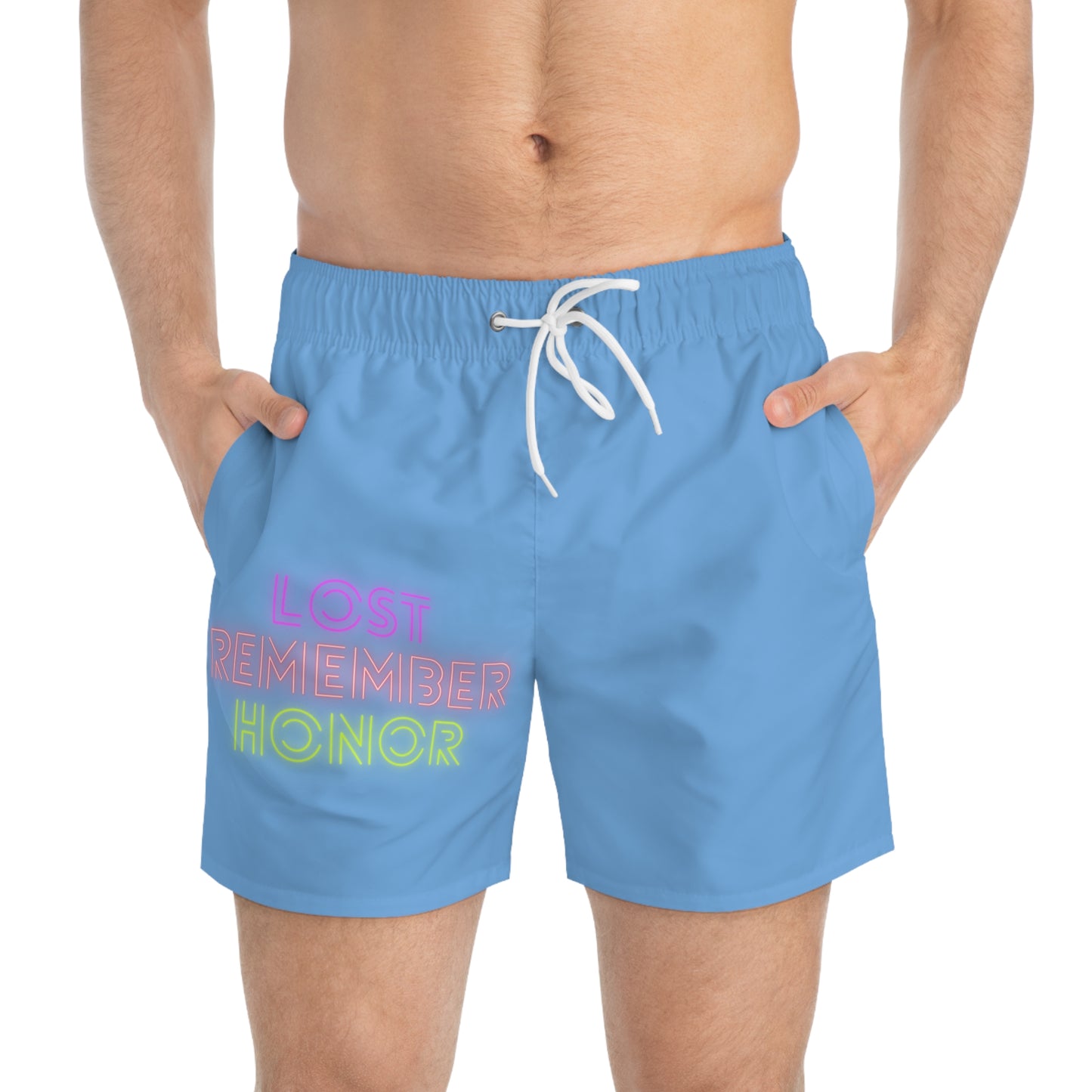 Swim Trunks: Lost Remember Honor Lite Blue