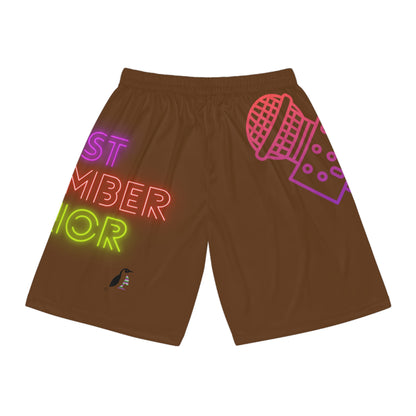 Basketball Shorts: Music Brown