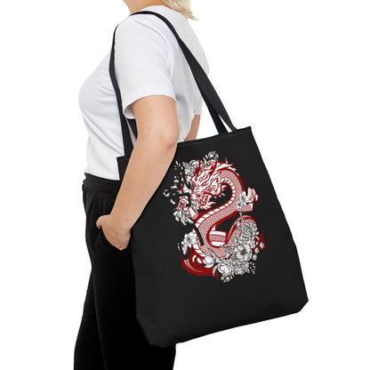 Tote Bag: Dragons Black