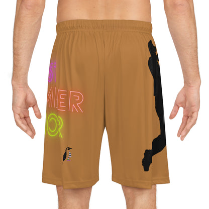 Basketball Shorts: Baseball Lite Brown