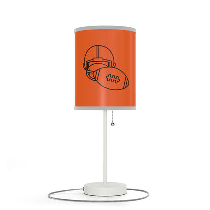 Lamp on a Stand, US|CA plug: Football Orange 