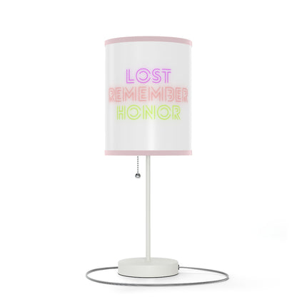 Lamp on a Stand, US|CA plug: Weightlifting White