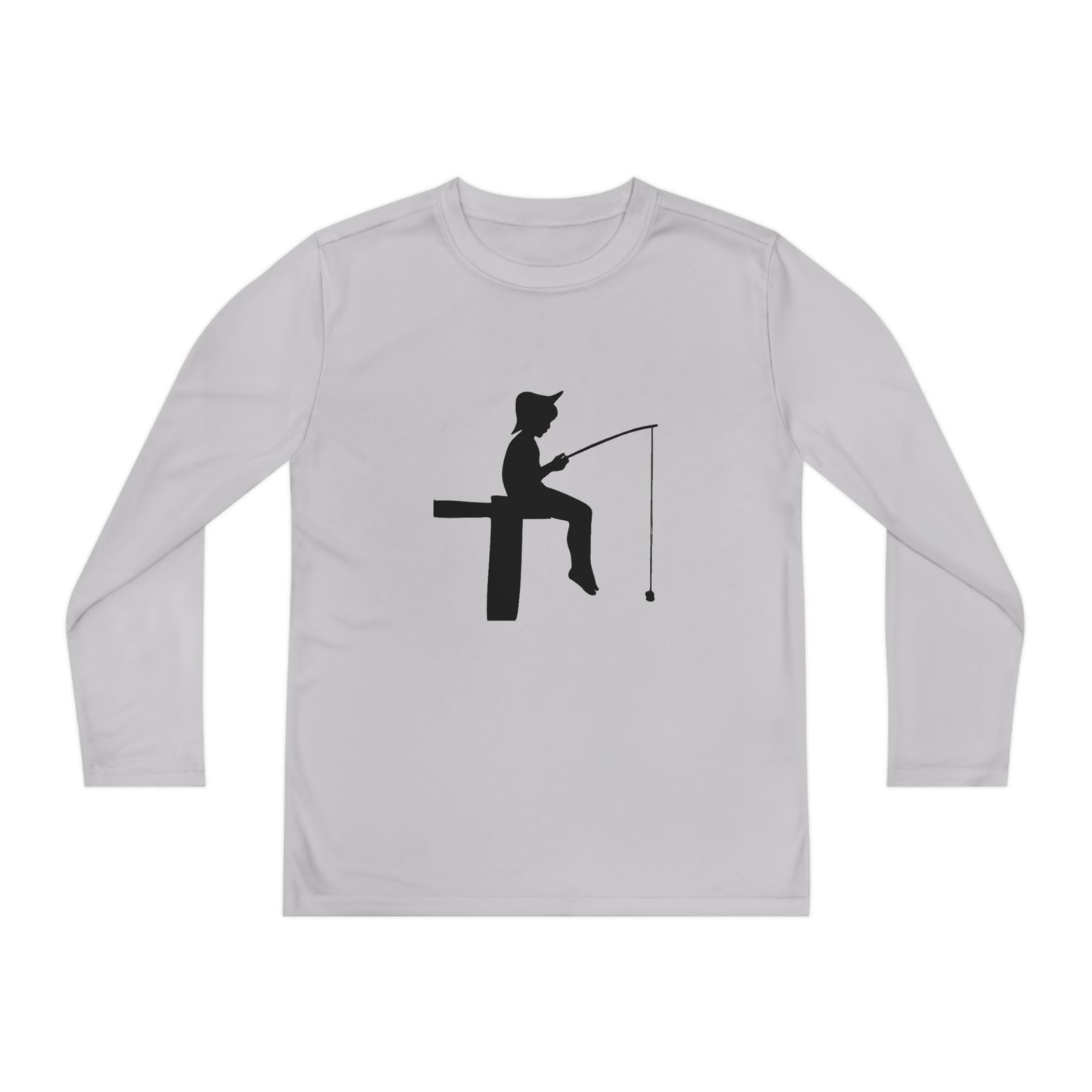 Youth Long Sleeve Competitor Tee: Fishing