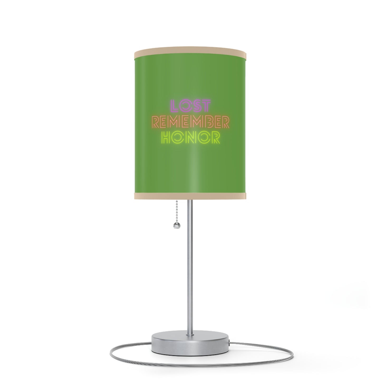 Lamp on a Stand, US|CA plug: Baseball Green 